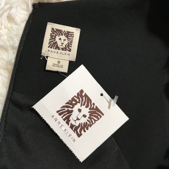 Anne Klein Paris Stroll Croc Embossed Faux Leather Dress - Picture 11 of 14